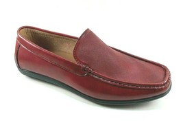 Faranzi F41753 Burgundy Men&#39;s Slip On Loafers  - £26.99 GBP