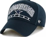 &#39;47 Dallas Cowboys Mens Hat Cap Navy Blue Fletcher MVP Adjustable NFL Fo... - £23.83 GBP