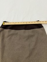 Le Suit Petite Women's Brown A-Line Pull-On Skirt Size 4P Measured Waist 28" image 7