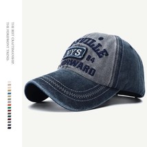 NYS 3D Letter Embroidered Baseball Summer Washed Cotton Look Old Dad Caps For Me - £84.67 GBP