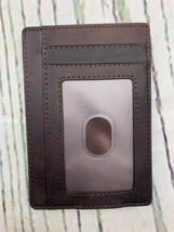 Money Clip Front Pocket Wallet Leather RFID Blocking Strong Magnet thin Wallet - £12.96 GBP
