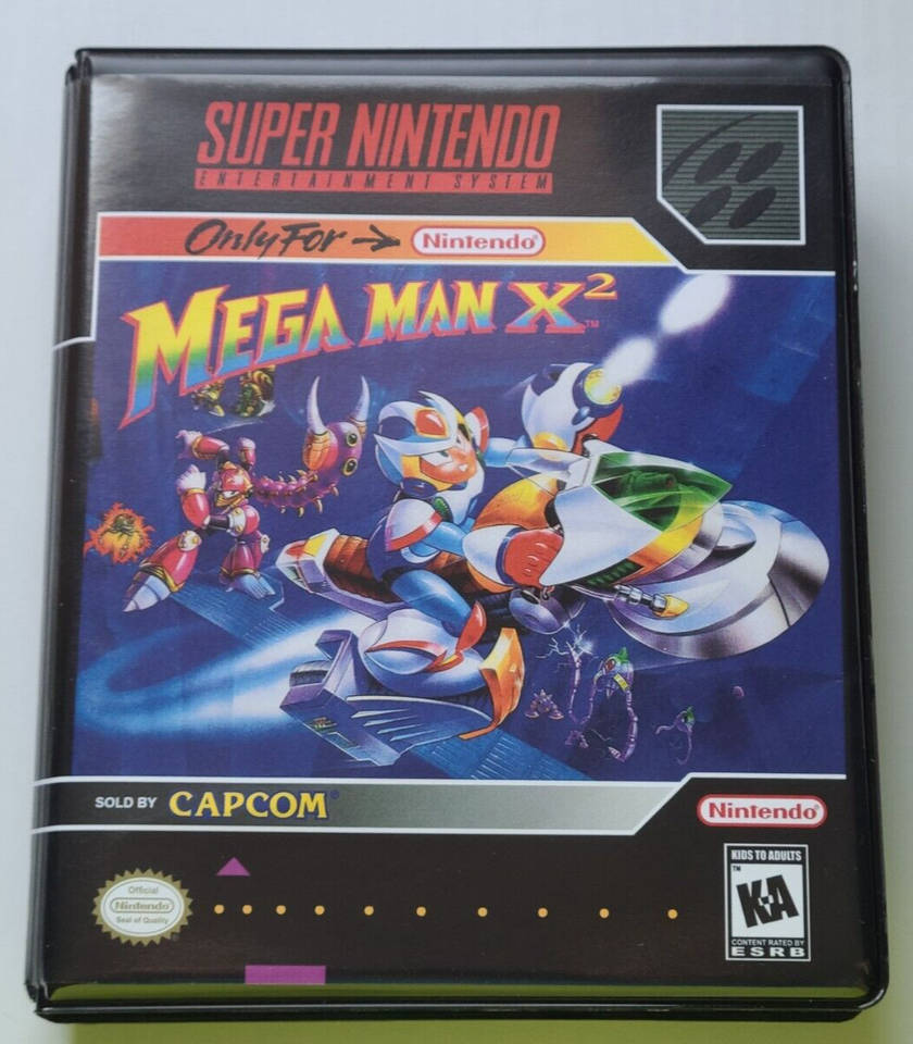 Primary image for Mega Man X2 CASE ONLY Super Nintendo SNES Box BEST Quality Available