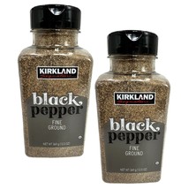 2 Packs  Kirkland Signature Fine Ground Black Pepper 12.3 oz - $21.50