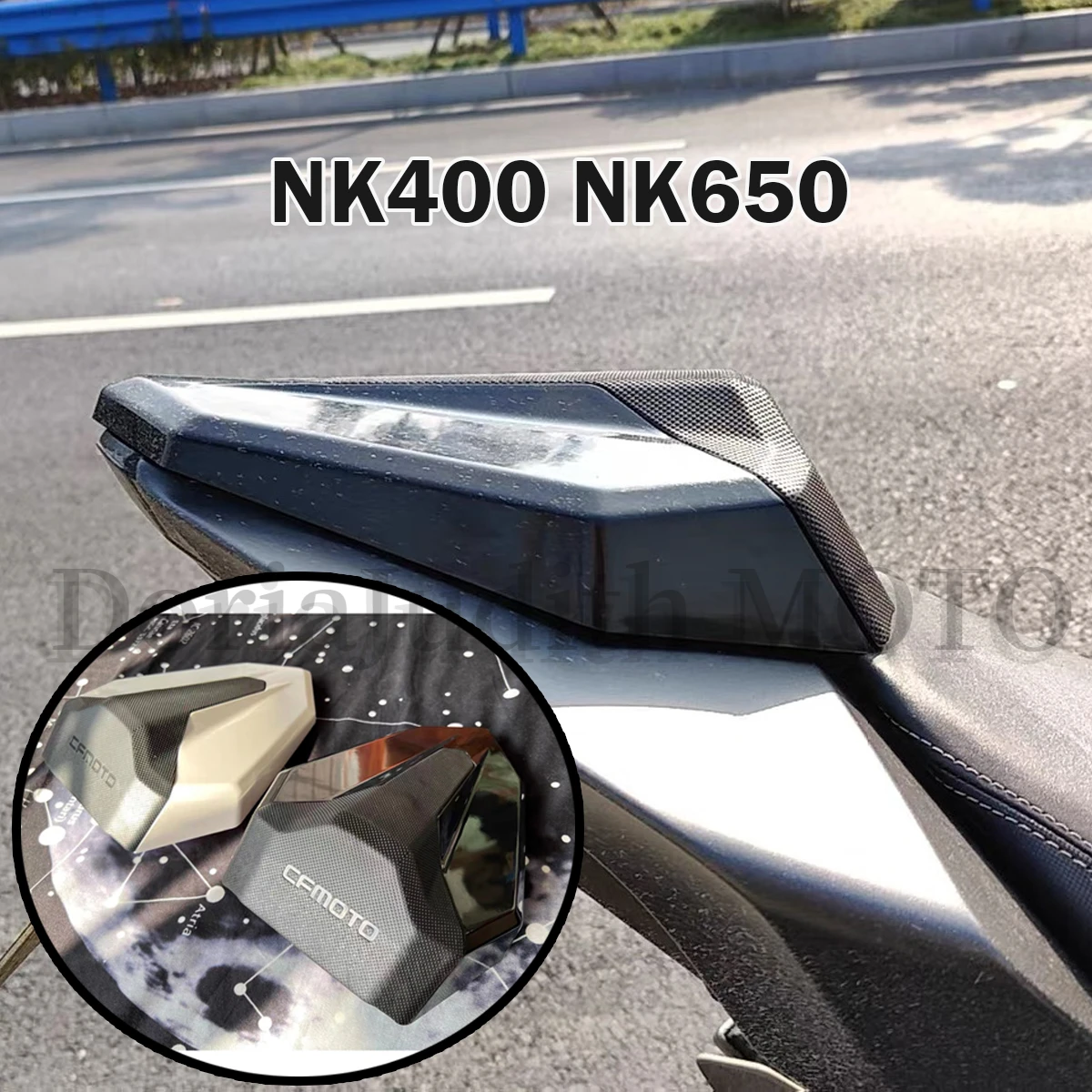 Dification rear seat new rear hump seat cover refit original new model for cfmoto 400nk thumb200