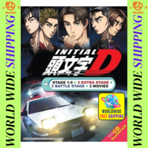 Initial D Complete Series Anime DVD Stage 1-6 +3 Extra Stage +3 Battle + 3 Movie - $53.27