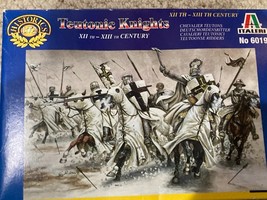 Italeri Teutonic Knights 1/72 Kit Number 6019 Open Box Complete - $18.00