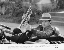 Kurt Russell holding trumpet sits in car 1984 original 8x10 photo Swing Shift - £15.93 GBP