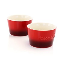 Crock Pot Artisan 2 Piece 8 Ounce Stoneware Ramekin Set in Red - $900.17 MXN