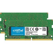 Crucial Ram 32GB Kit (2x16GB) DDR4 2400 M Hz CL17 Memory For Mac CT2K16G4S24AM - £130.35 GBP