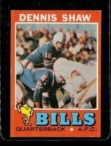 Vintage 1971 Topps Tcg Football Trading Card #235 Dennis Shaw Buffalo Bills - £7.86 GBP