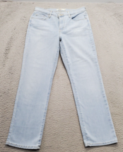 Levi&#39;s Jeans Womens Size 8 Blue Denim Classic Flat Front Red Tab Straigh... - $23.05