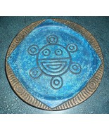 Puerto Rico Blue Sun Face Stoneware Plate Signed By Artist G. Willen - G... - €66,41 EUR