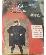 Batman And Robin Batgirl Childs Costume Size Large (12-14) - £15.93 GBP