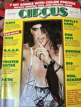 Circo Revista 1986 Marzo 31 Bon Jovi Centerfold Motley Crue Ratt Dio Kiss Who - £13.37 GBP