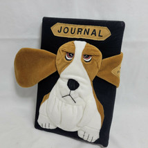 Applause Basset Hound Hush Puppies Journal Plush 3D Dog Diary - $36.95