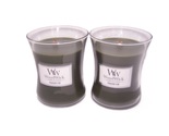 WoodWick Frasier Fir Medium Hourglass Candle 9.7 oz - Lot of 2 - £30.32 GBP