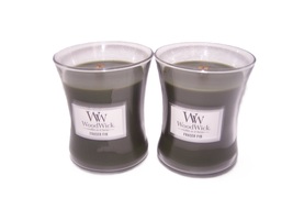 WoodWick Frasier Fir Medium Hourglass Candle 9.7 oz - Lot of 2 - £30.70 GBP
