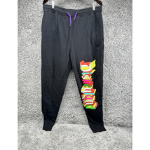 Disney Women&#39;s Sweatpants Black Medium Disneyland Resort Drawstring Pull On - £14.45 GBP