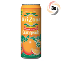 3x Cans Arizona Orangeade All Natural Flavor Juice 23oz ( Fast Free Ship... - $20.05