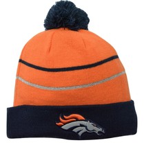 Denver Broncos New Era NFL Football Sport Knit Pom Pom Cuffed Beanie Winter Hat - £16.66 GBP