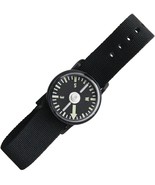New - Cammenga Phosphorescent Wrist Compass - Black - Tactical Strap  - $64.14 CAD