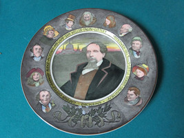 Royal Doulton Antique Collector Plate Charles Dickens 10 1/2&quot; D6306 - £93.23 GBP