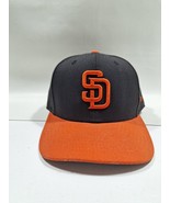 New Era 9Fifty MLB San Diego Padres Orange Snapback Baseball Cap Adult OSFM - $15.79