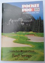 Banff Springs Hotel Golf Pocket Pro 1989 Vintage Collectible Alberta Canada Many - £13.50 GBP