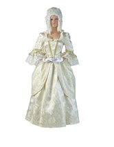 Women&#39;s Marie Antoinette Colonial Dress L Ivory - £266.74 GBP+
