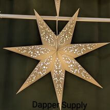 Ikea STRALA Star Light Pendant Table Lamp Shade Lace White 28&quot;  New - €18,66 EUR