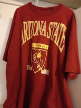 Arizona State Sun Devils Red T-Shirt Size Size 2XL - £11.25 GBP