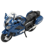 Yamaha FJR 1300 Year 2018 Blue Motorcycle Model, Motormax Scale 1:18 - $39.50