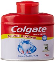 Colgate Toothpowder - 50 g (pack of 2) free shipping worlds - $17.30