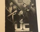 UC Undercover Tv Series Print Ad Vintage William Forsythe TPA1 - $5.93