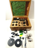 VTG Olympus Tokyo Microscope Parts Accessories Photo Eyepieces Bulbs Woo... - £709.65 GBP