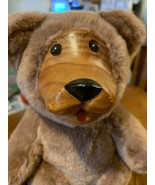 FTD Collectors  Series Teddy Bear Brown With Wooden Face / Preowned - $9.99