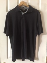 Michael Kors Men&#39;s Polo Shirt Navy Blue Size Large short sleeve - £10.88 GBP