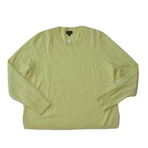 NWT J.Crew Everyday Cashmere in Vintage Citrus Long Sleeve Crewneck Sweater XXL - $71.28