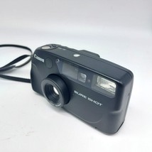 Canon Sure Shot 28/48mm Lens 35mm Point & Shoot Film Camera w strap - $25.16