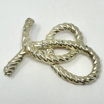 Vintage Goldtone Rope Knot Brooch - $207.89 MXN