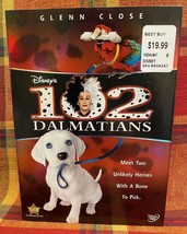 Disney&#39;s 102 Dalmatians DVD 2008, Glenn Close, RARE OOP Brand New W/Slip... - $37.99