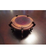 Chinese small wood stand for urn hand made 1950s [japbx] - $46.52