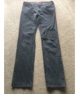 Arizona Jeans Co Mens Skinny Straight Mens 32 x 32 Black Faded Jeans Str... - $9.89