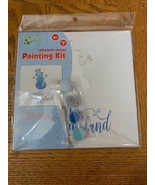 Kellys Crafts Silhouette Canvas Painting Kit Snowman - $739.60 MXN