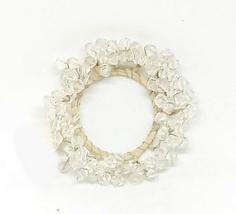 Home For ALL The Holidays Acrylic Bead Candle Ring/Wreath (Clear, 2 INCH) - £9.53 GBP
