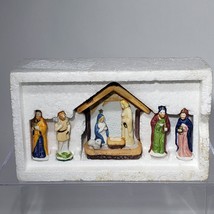 5 Piece Lemax Dickensvale Nativity Scene  1992 Hand Painted Porcelain 23064 - £10.18 GBP
