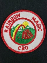 Vintage 3&quot; Girl Scouts Rainbow Magic CBO Patch Badge Camping  - £11.76 GBP