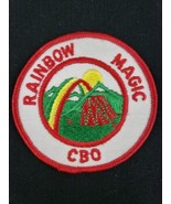 Vintage 3&quot; Girl Scouts Rainbow Magic CBO Patch Badge Camping  - £11.78 GBP
