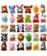 32 Piece Mini Plush Animal Toy Set, Cute Small Animals Plush Keychain De... - $28.71