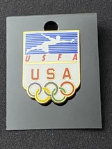 Olympic Pin USA United States Fencing USFA Original Package VTG  likely 1996 NEW - £19.53 GBP